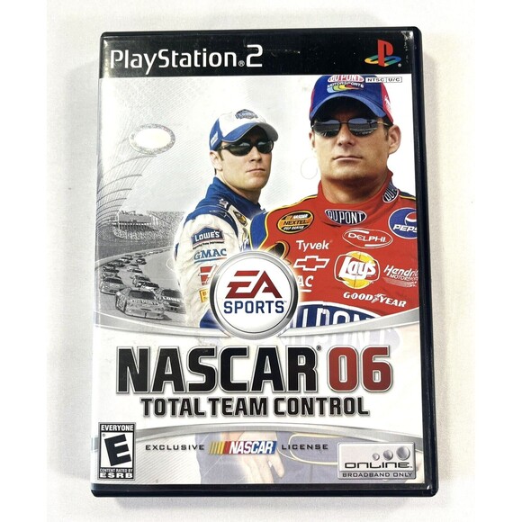 NASCAR 06: Total Team Control Sony PlayStation 2 2006 Complete w/ Manual Tested - Picture 1 of 9